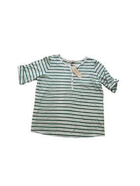 Jones New York stripped short sleeve tee size 1X